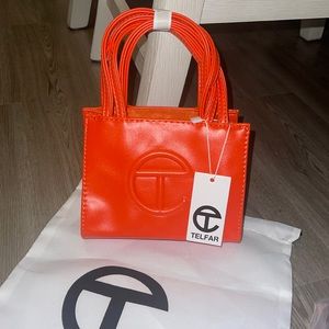 Orange Telfar Bag